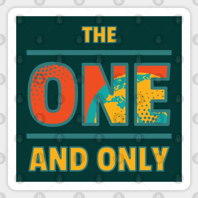 The One and Only Planet Earth | Retro Colors Sticker by dkdesigns27